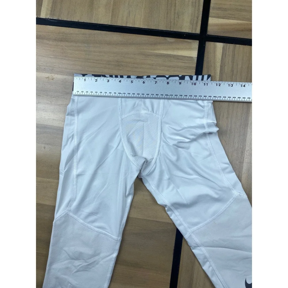 Nike Pro Dri-FIT Training Tights Compression Athletic White Kids‎ Medium